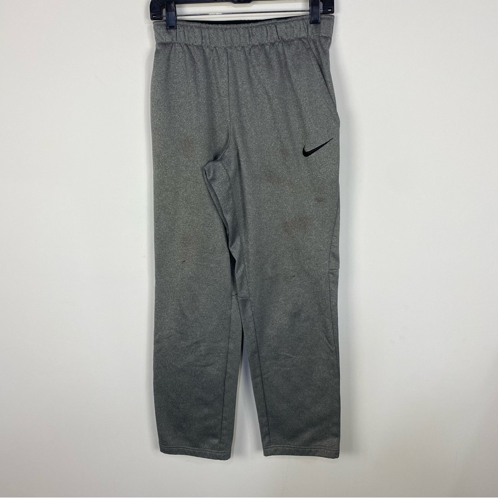 Nike grey gray straight leg sweats sweatpants
